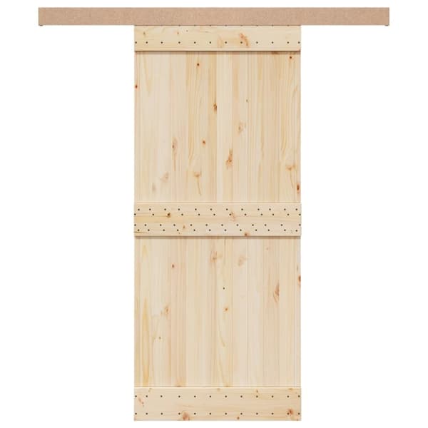 vidaXL Liukuovi Hardware Kit 183 cm Alumiiniseos Sliver