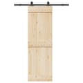 Pikkukuva 2 / 11: vidaXL Liukuoven asennussarja teräs 152,5 cm musta