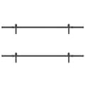 Pikkukuva 6 / 11: vidaXL Liukuovi Hardware Kit 427 cm Teräs Musta