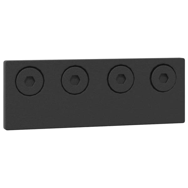 vidaXL Liukuovi Hardware Kit 427 cm Teräs Musta