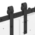 Pikkukuva 11 / 11: vidaXL Liukuovi Hardware Kit 427 cm Teräs Musta