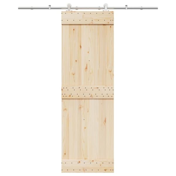 vidaXL Liukuoven asennustarvikkeet 200 cm ruostumaton teräs hopea