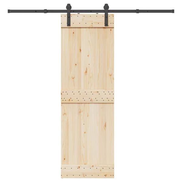 vidaXL Liukuoven asennussarja teräs 213,5 cm musta