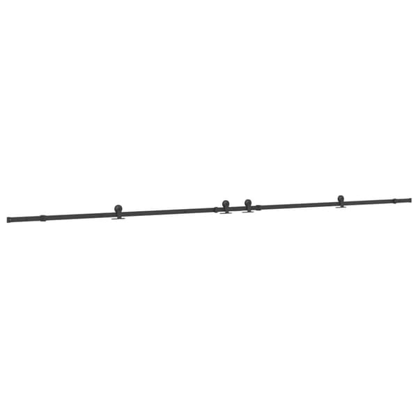 vidaXL Utstyr for skyvedør 427 cm stål svart