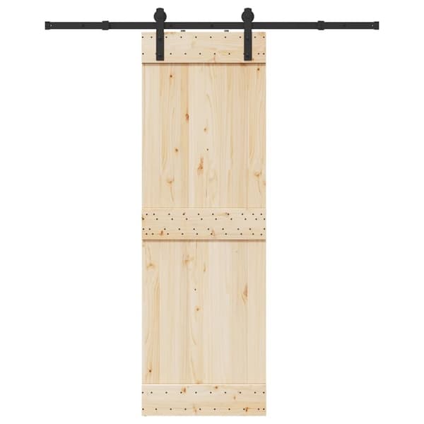 vidaXL Liukuoven asennussarja teräs 183 cm musta