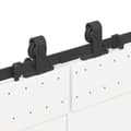 Pikkukuva 11 / 11: vidaXL Liukuovi Hardware Kit 400 cm Teräs Musta