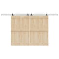 Pikkukuva 2 / 11: vidaXL Liukuovi Hardware Kit 400 cm Teräs Musta