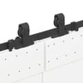 Miniatyrbillede 11 af 11: vidaXL skinnesæt til skydedør 366 cm stål sort
