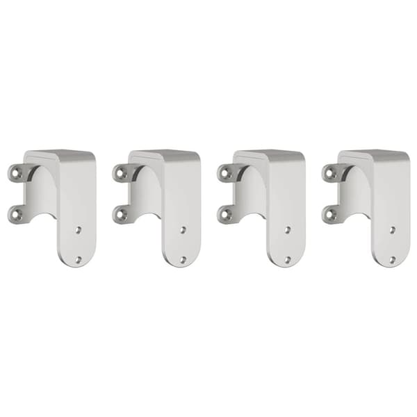 vidaXL Skjutdörrsbeslag 183 cm rostfritt stål silver