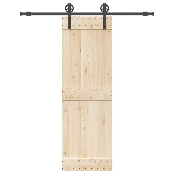 vidaXL Liukuoven asennussarja teräs 183 cm musta