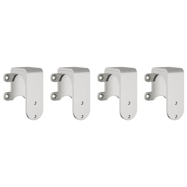 vidaXL hardwarekit til skydedør 366 cm rustfrit stål sølvfarvet