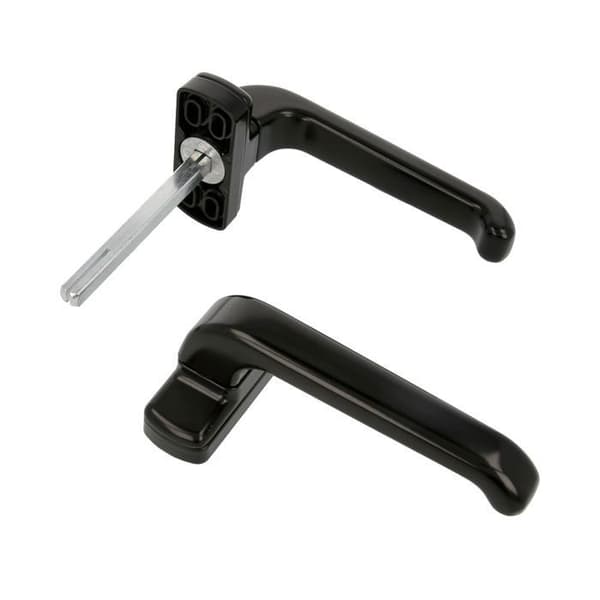 AMIG 19246 | EPSILON aluminiumhandtag | 132 x 70 mm | Aluminium | Svart