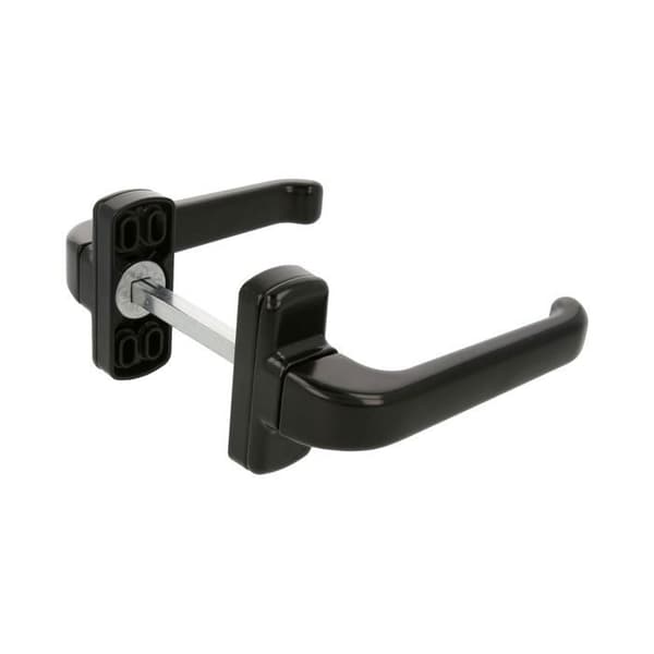 AMIG 19246 | EPSILON aluminiumhandtag | 132 x 70 mm | Aluminium | Svart
