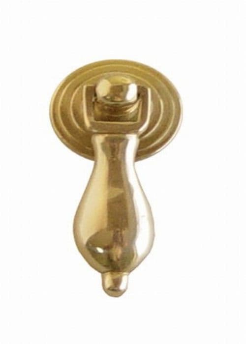 Imex el zorro dörrhandtag - B-76510 - Pendelhandtag i blank mässing, 70 mm)