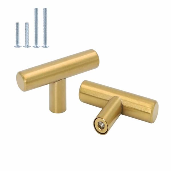 Möbelhandtag - Goldenwarm möbelknopp - LS201GD-10 Units DE