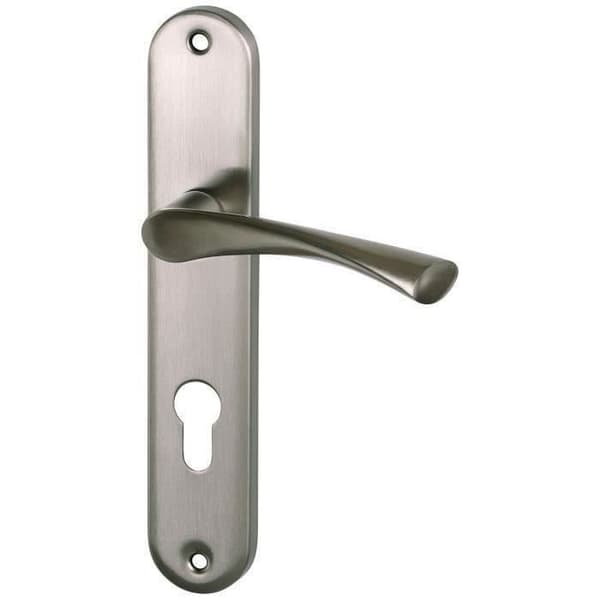Set aluminium handtag metall nickel matt cyl 195mm
