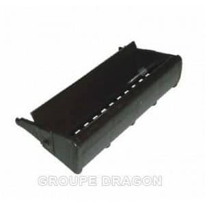 SVART DÖRRHANDTAG 97MM X 19MM FÖR BRIVKA...