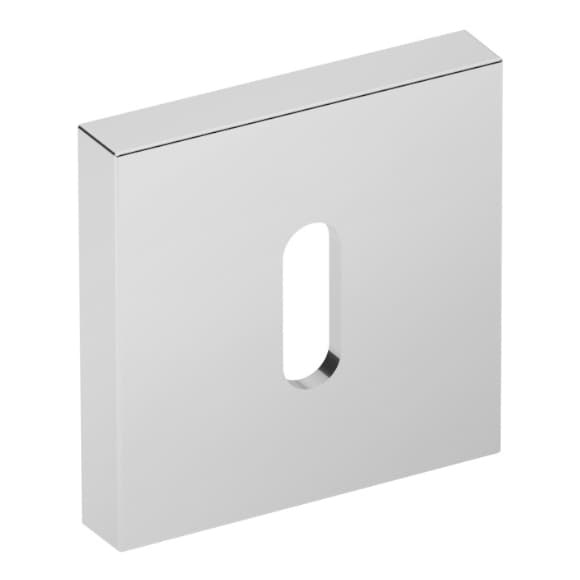 PLT26J-N bundplade, Premium Line, blank krom, firkantet