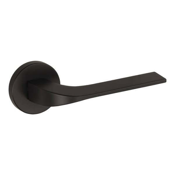 DH18 håndtag, Vidaro, Basic Line, rund plade, supermat sort
