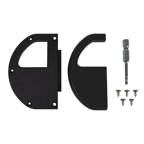 Windhager - 03551 - Dörrhandtagssats i aluminium för myggnät - Myggnätstillbehör - Antracit