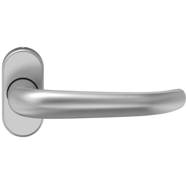 Eco dörrhandtag - 5030038974 - D 410 FS Dörrhandtag för branddörr, silveranodiserad aluminium