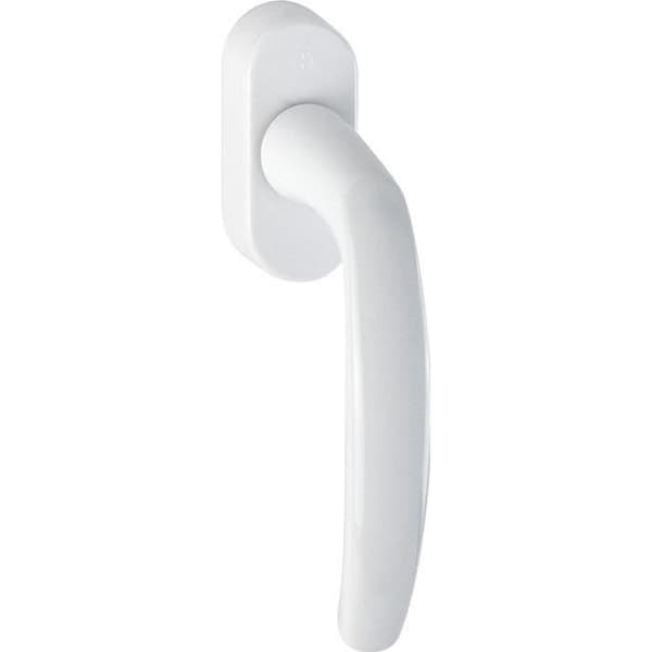 HOPPE Secustik Tilt-Turn fönsterhandtag - Atlanta - Vit - Aluminium - 32 till 42 mm
