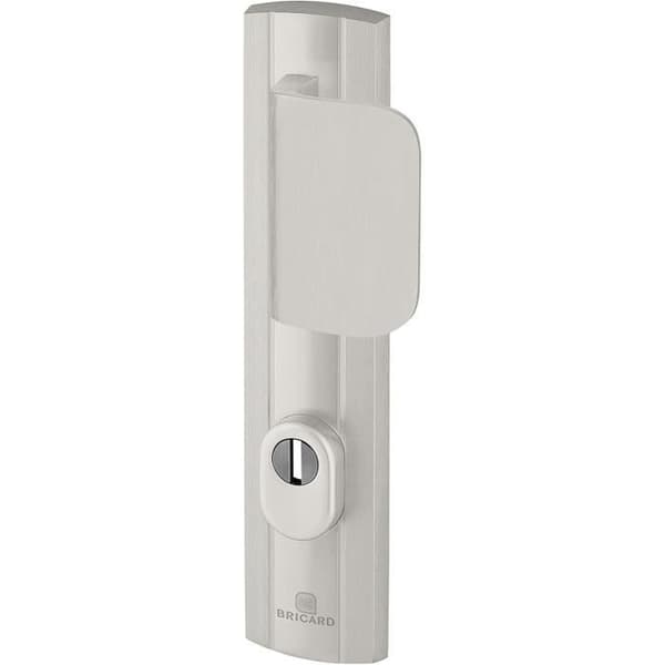 Bricard 9910071 Set av Skärmade Handtag på Platta Expression Pallkappa Vinkel för Entrédörr för Cylinder E