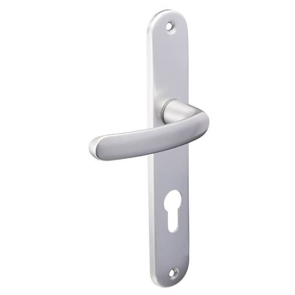 BEZAULT budget dörrsats 195 mm mittavstånd Key i - Silver - 204857