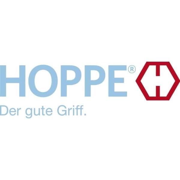Hoppe Cylindre profilerad Verona - långdistansplatta 92 mm - SST 8 - Silver