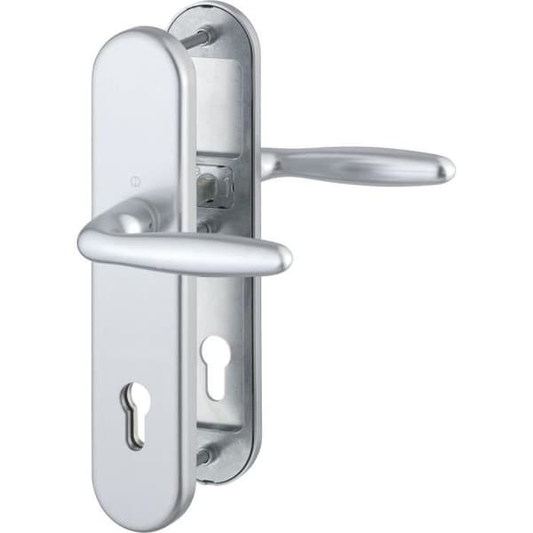 Dörrhandtag - HOPPE - Verona - Aluminium - Anodiserad silver - RC2 EN 1906