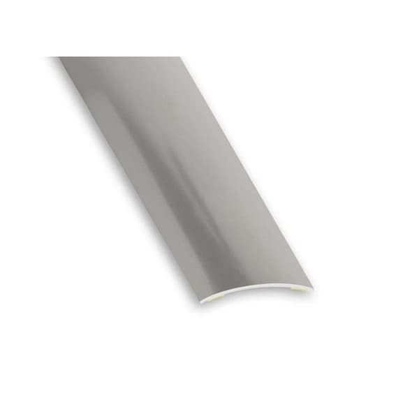 Självhäftande tröskelstång - CQFD - 3x83cm - Rostfritt stål - Grå färg - Finish i rostfritt stål