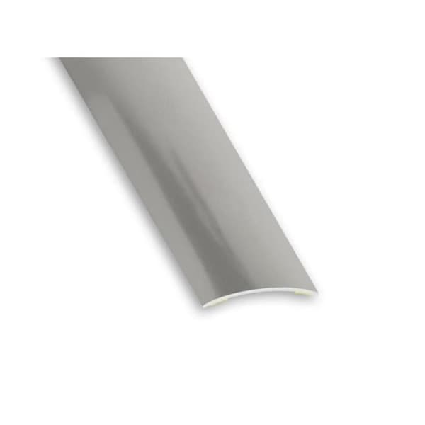 Självhäftande tröskelstång - CQFD - 3x73cm - Rostfritt stål - Grå färg - Finish i rostfritt stål