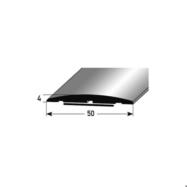 Aluminium anodiserad tröskel L 50 mm H 4 mm Lång 1000 mm Självhäftande