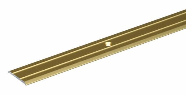 Igah alberts dörrtröskel - 491383 - Alberts tröskelbar | genombrott | aluminium, guldfärg, anodiserad | 900 x 38 mm