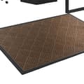 Miniatyrbillede 1 af 2: Dørmåtte, 150x90cm, Skridsikker, Vandabsorberende,Brun
