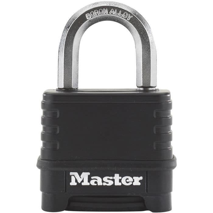 Master Lock Excell Zink 57mm Kombinationshänglås Svart M178EURD