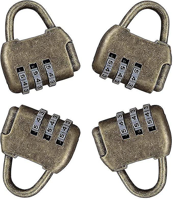 Kombination av 4-pack hänglås Kombination av hänglås