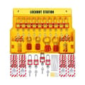 Miniatyrbild 1 av 9: 58st lockout tagout kit, flera låsningar, höghållfasta lås, 6 hål hasp, perfekt för flera uppgifter