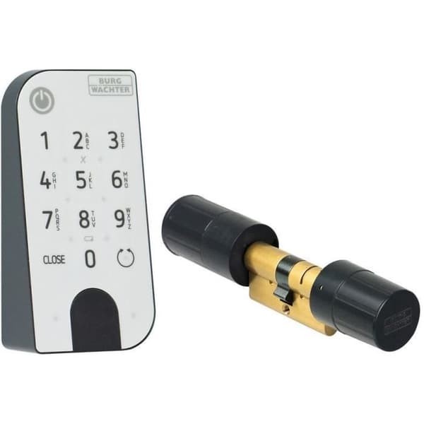 Burg -wächter Dry -Winger Home 5001 Elektronisk cylinder med Pincode Entry Tangentboard -6 användare