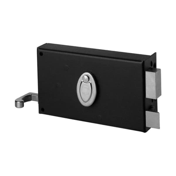 ABUS 4-punkts horisontellt utanpåliggande lås - 80x140 drag - Nyckel - Vit