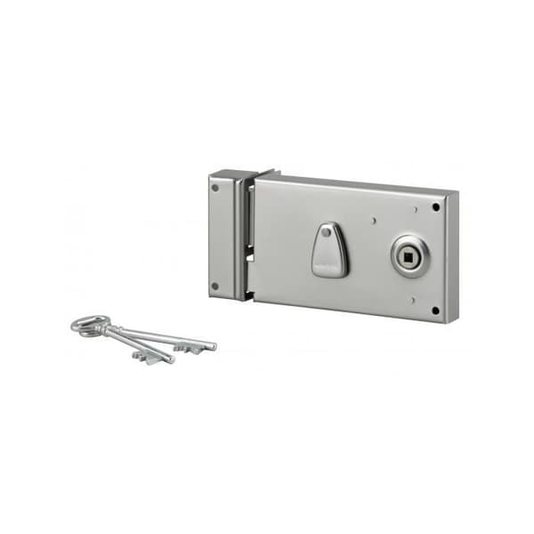 Galler ytlås - THIRARD - 140 x 82 mm - Effektiv och hållbar låsning - Nyckel - Utanpåliggande monterad