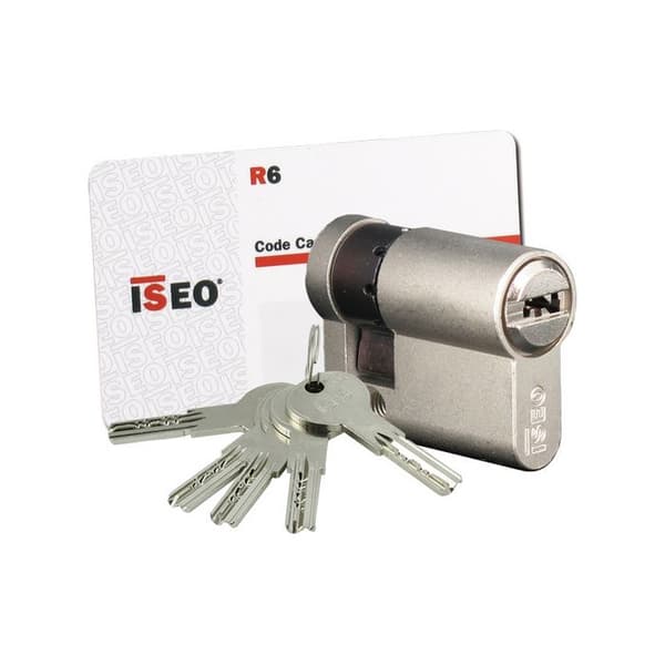 Nickelpläterad europeisk cylinder IS R6 30 X 10 varierad - ISEO - 880930109..5
