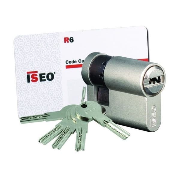 Nickelpläterad europeisk cylinder IS R6 30 X 10 varierad - ISEO - 880930109..5