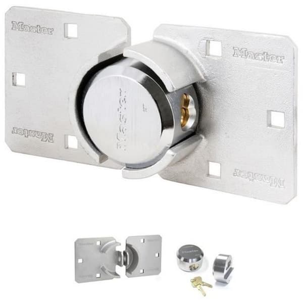 Hänglås för skåpbilsdörr - MASTER LOCK - 736EURD - Runt hänglås + Hasp