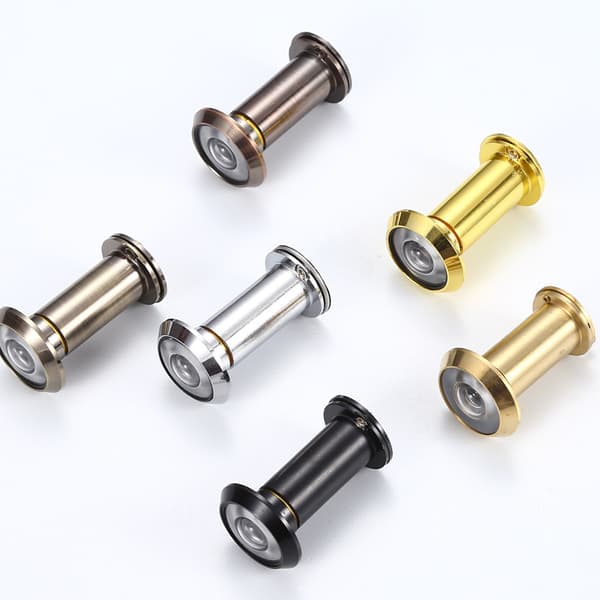 INF Cat Eye Security Dörrvisare med vid visningsvinkel med lock 6-pack