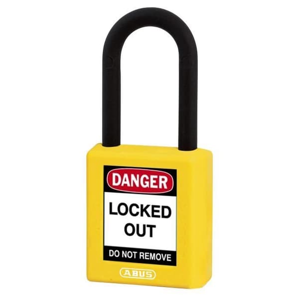 Lockout hänglås - ABUS - 59110 - Gul - Säkerhetsback - 40mm