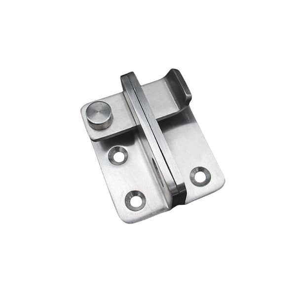 INF Ruostumattomasta teräksestä valmistettu portin salpapultti, oven turvalukko riippulukon reiällä, 2 sarja left door lock