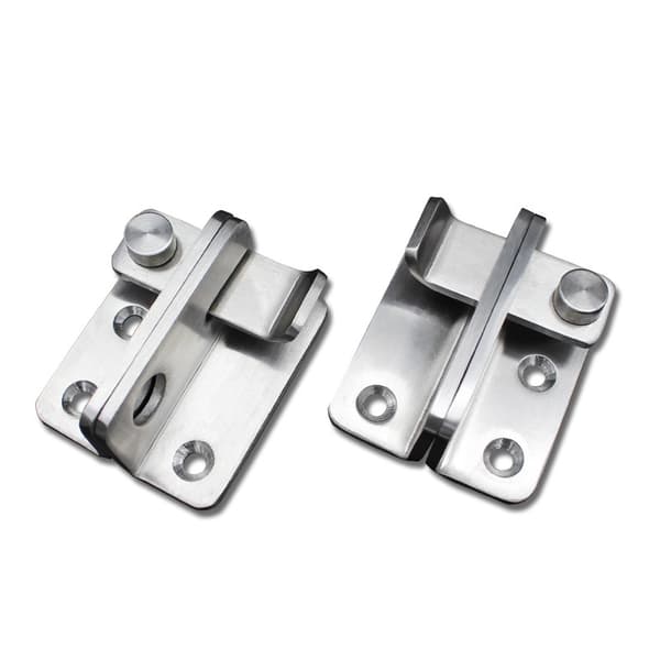 INF Ruostumattomasta teräksestä valmistettu portin salpapultti Oven turvalukko riippulukon reiällä left door lock