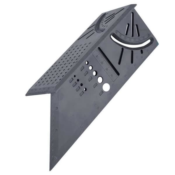 möbellås - lås - magnet - spärr - bult Grå 3D Träbearbetningslinjal Vinkelmätningslinjal Multifunktionsverktyg
