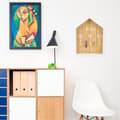 Miniatyrbild 2 av 2: Nyckelhylla i trä